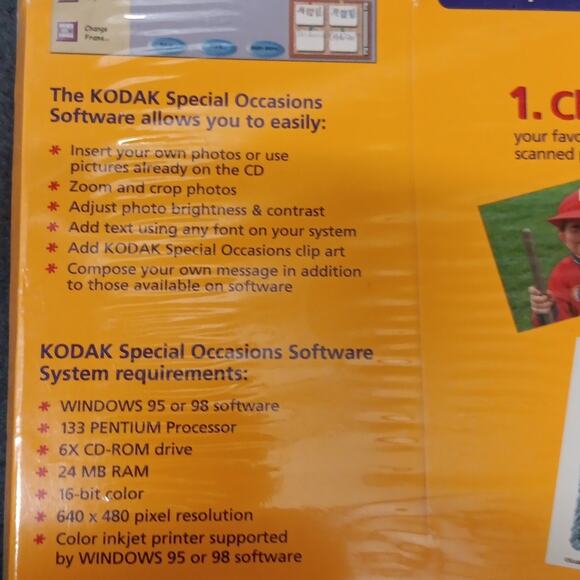 2 New In Package Kodak Inkjet Picture‎ Kit For Special Occasions 60 Glossy Cards - Picture 9 of 14